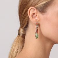 Boucles d'oreilles Nature Bijoux Botaniste grosse goutte