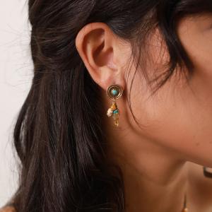 Boucles d'oreilles Nature Bijoux Sierra grappe