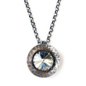 Collier Konplott Rivoli Concave pendentif médaille