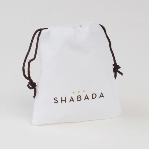 Bracelet Shabada Jonc argenté Timeless Shabawax Cala sable M