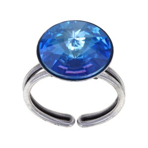 Bague Konplott Rivoli blue purple silver