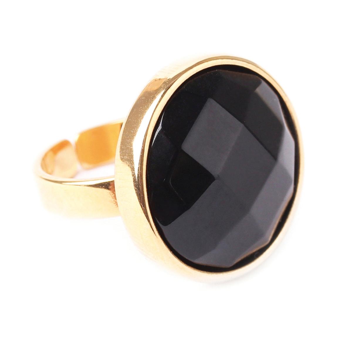  Bague Nature  Bijoux Black Light onyx Apsala Bijoux