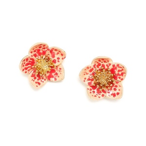 Boucles d'oreilles Franck Herval Dafne fleur grand modèle