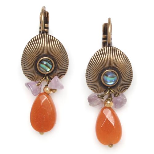 Boucles d'oreilles Nature Bijoux Mystique petite goutte