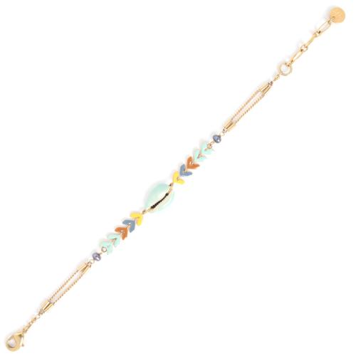 Bracelet Franck Herval Sienna fin chaine émaillée