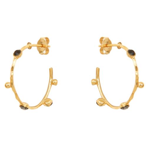 Boucles d'oreilles Caroline Najman Créoles Drib PM