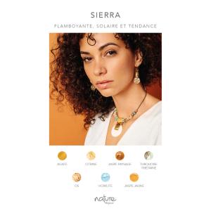 Boucles d'oreilles Nature Bijoux Sierra grappe
