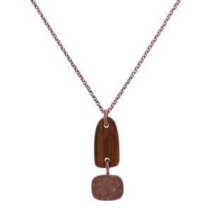 Collier Konplott Earth Wind & Business brown copper