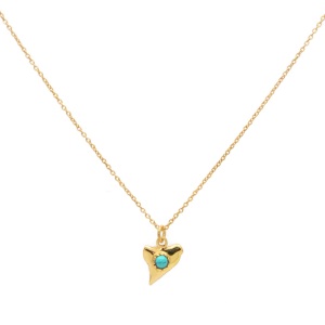 Collier LuckyTeam Dent de requin et Turquoise