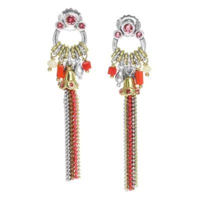 Boucles d'oreilles Franck Herval Rachel pompon