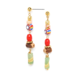 Boucles d'oreilles Franck Herval Manon poussoir