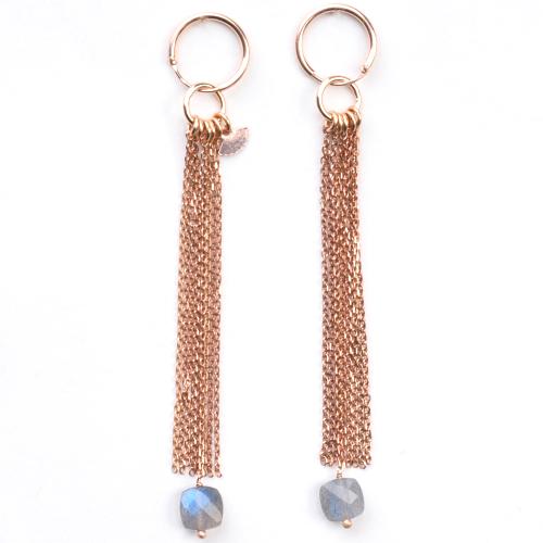 Boucles d'oreilles Senzou Chic PM Labradorite