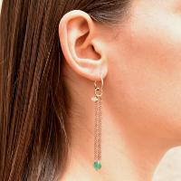 Boucles d'oreilles Senzou Chic PM Quartz vert