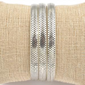 Bracelet Shabada Pack de 3 Joncs argentés Timeless Shana