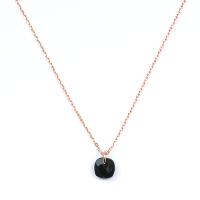 Collier Senzou New Brio Or rose et Onyx