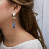 Boucles d'oreilles Nature Bijoux Santorini Goutte