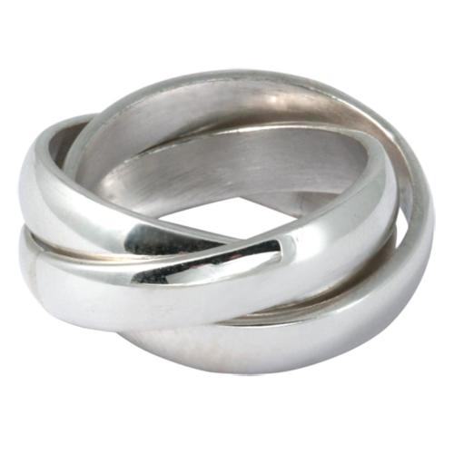 Bague Canyon argent 3 anneaux pais taille 54