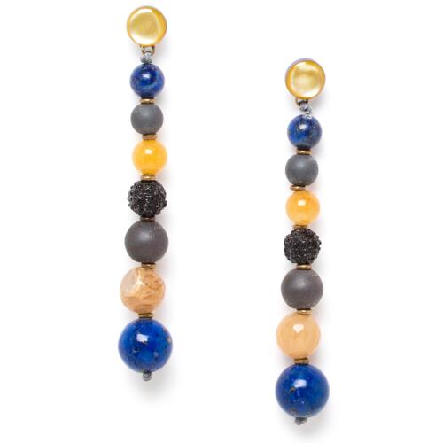 Boucles d'oreilles Nature Bijoux Blue Tribe dgrad