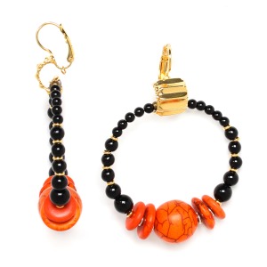 Boucles d'oreilles Nature Bijoux Halmahera Créoles