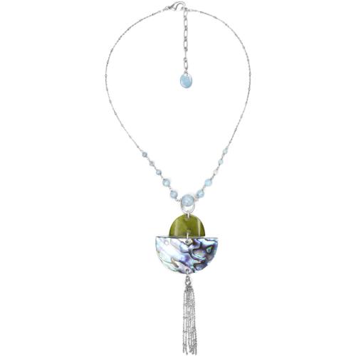 Collier Nature Bijoux Okarito perle centrale