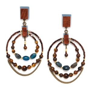 Boucles d'oreilles Nature Bijoux Trinidad gitanes