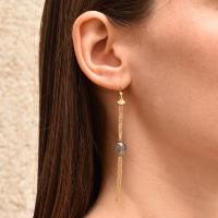 Boucles d'oreilles Senzou Chic GM Quartz gris