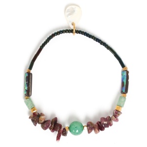 Bracelet Nature Bijoux Papatea extensible perle centrale