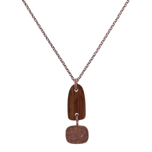 Collier Konplott Earth Wind & Business brown copper