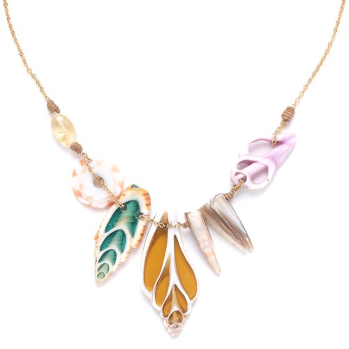 Collier Nature Bijoux Lagoon multi coquillages