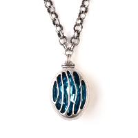 Collier Konplott Captured Blue Crystal Medium