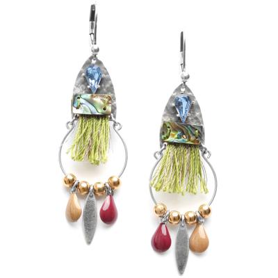 Boucles d'oreilles Franck Herval Abby frange