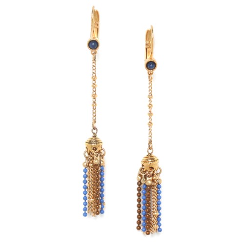 Boucles d'oreilles Franck Herval Sacha dormeuses pompon