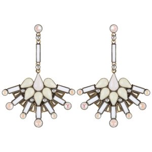 Boucles d'oreilles Konplott Geisha white