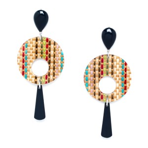 Boucles d'oreilles Nature Bijoux Kimono grandes boucles