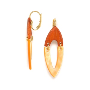 Boucles d'oreilles Nature Bijoux Sunshine dormeuses pointues