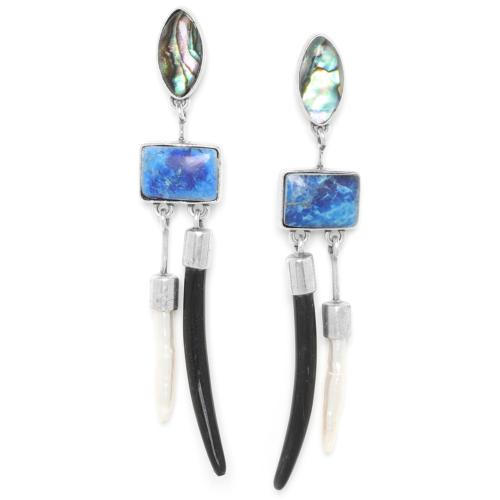 Boucles d'oreilles Nature Bijoux Trésors Top Paua