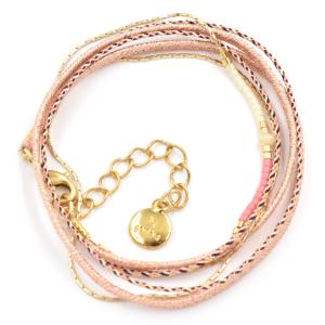 Bracelet By Garance Lila doré rose clair & rose