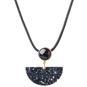 Collier Nature Bijoux Black Light simple