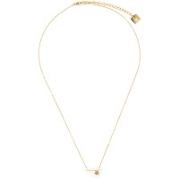 Collier ZAG Jade blanche demi-lune