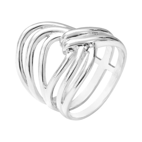 Bague Canyon argent fils emmêlés taille 54