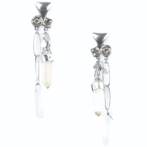 Boucles d'oreilles Franck Herval Katy 2 rangs