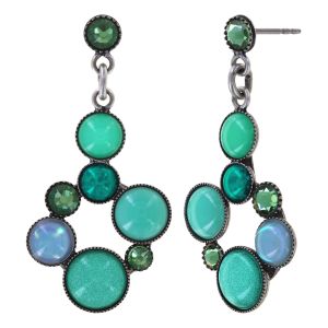 Boucles d'oreilles Konplott Shopping Drops blue-green