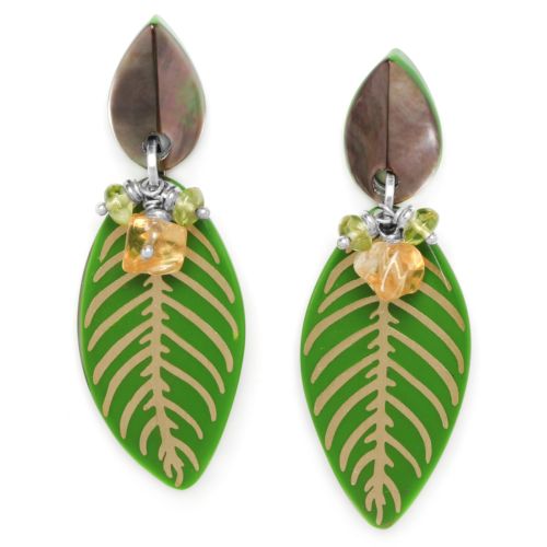 Boucles d'oreilles Nature Bijoux Herboriste petites