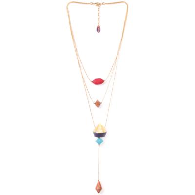 Collier Nature Bijoux Arty Totem 3 rangs