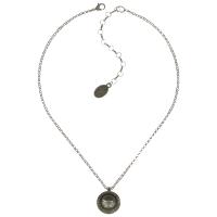 Collier Konplott Rivoli Concave pendentif médaille