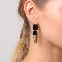 Boucles d'oreilles Nature Bijoux Tenere carré & rectangle