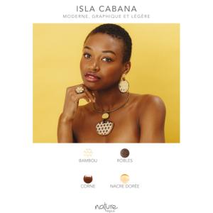 Boucles d'oreilles Nature Bijoux Isla Cabana dormeuses