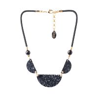 Collier Nature Bijoux Black Light 3 éléments