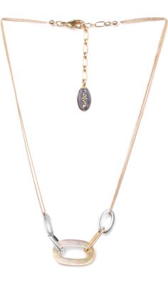 Collier Nature Bijoux Ringo Star nacre dorée