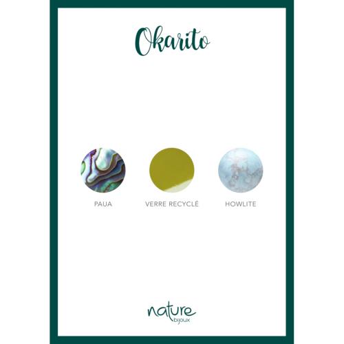 Collier Nature Bijoux Okarito perle centrale